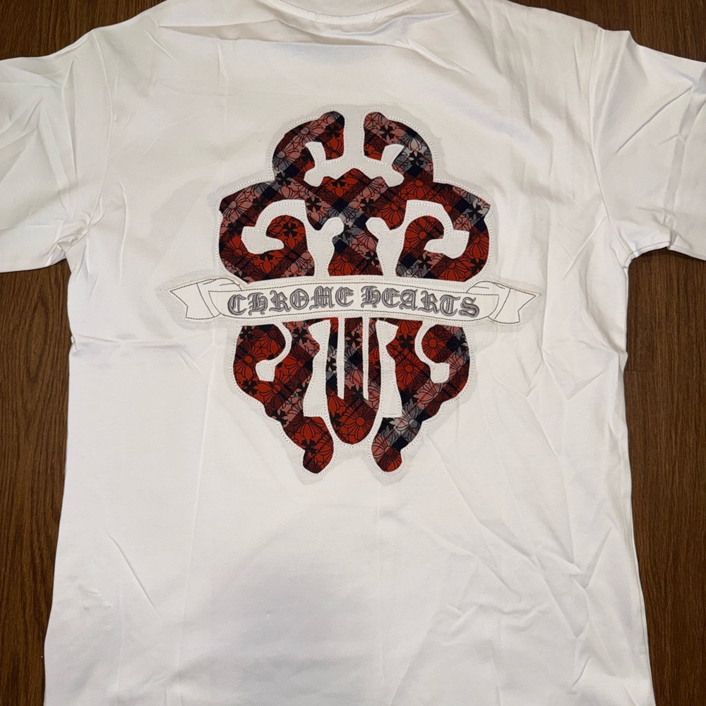 Chrome hearts White Graphic T-Shirt size large - Picture 4 of 4
